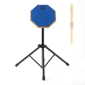 타악기소품 부품 연습용 드럼패드 풀세트(블루)