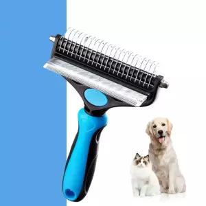 강아지 고양이 털갈이 브러시 애견 미용 매듭 빗 대형