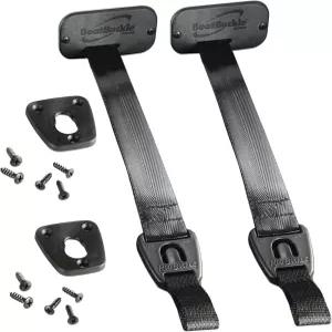 보트버클 건웨일/데크 마운트 접이식 낚싯대 타이다운 24인치 셀프 리트랙팅 홀더