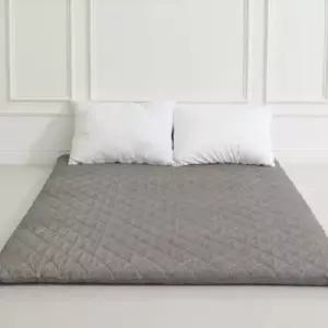 더크린 접이식 3단매트리스 민무늬 Q퀸 그레이