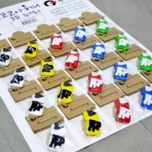 [반려] 털 강아지 헤어핀 짱 악세사리 머리핀 20개 고정 캡