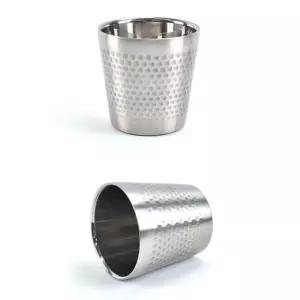 업소용 이중 스텐컵 물잔 물컵 7.2cm 180ml 9호 스텐이중물컵 이중물컵 이중컵