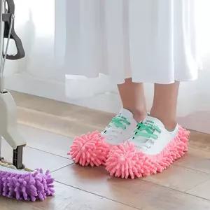 거실용 걸레 신발 극세사 청소 슬리퍼 발청소 발걸레 청소실내화