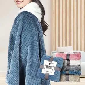 담요 대형 극세사블랭킷 캠핑러그 쇼파이불 겨울 차박 블랭킷 극세사담요 입는담요 후드담요