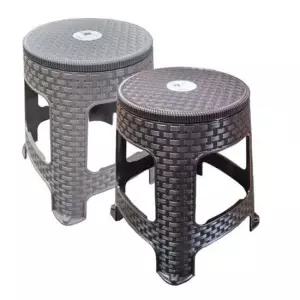 원형 회전 라탄의자 ND-449 업소 행사장 사각의자 간이의자 행사장의자 포장마차의자 카페의자