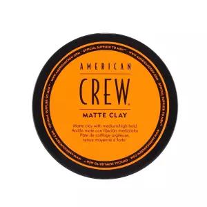 아메리칸 크루 남성용 헤어 매트 클레이 구 버전 중간/높은 홀드의 젤 3온스 1팩