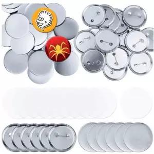 [에이치플러스몰]58MM 배지 DIY 금속 핀버튼 재료 원형 핀 뱃지