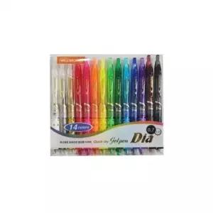 [문구] 초소형 다이아 잉크볼펜 필기용 수성 볼펜심 14색