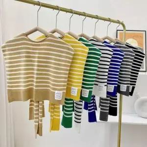 [옷은날개] 스트라이프 페이크 가디건 셔츠 스타일리쉬