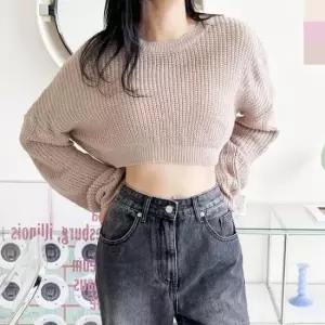 [옷은날개] 터틀넥 신상 대학생 정장 오버핏 라운드니트 코디 티