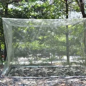 국방색 사각모기장 야외용 9-10인