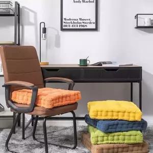 홈데코 와플방석 홈 식당 의자 방바닥 두꺼운 면방석 쿠션방석 허리쿠션 방석 의자방석 큰방석