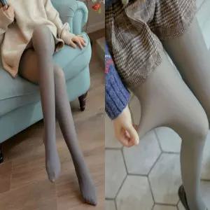 여성 시스루 착시 스타킹 겨울 기모 레깅스 타이즈 bai6+3omx