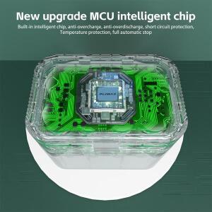 PUJIMAX LED 디스플레이 AA/AAA 배터리 충전기 NI-MH /NI-CD 용 8 슬롯 aa aaa 1.2V 충전식 배터리 표시기