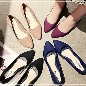 여성 구두 플랫 오피스룩 젤리슈즈 여름신발 아쿠아 블랙 31WAB8A7E3