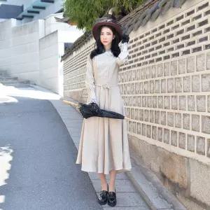 1940s 베이지감성 경성의복 개화기 의상