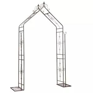 아치형 테라스 엔틱 넝쿨 정원 데코 울타리 웨딩 유럽식 가든 꾸미기 철제 올드 화단