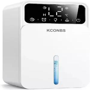 가정용 제습기 60온스 용량 최대 500평방피트 중형 객실 자동 차단 침실 욕실 지하실 휴대용 정숙 24시간