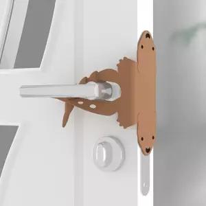 방문 도어락 닫힘 소리방지 실리콘 커버 문쾅 방지 소음 충격 보호