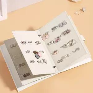 보관함 다이어리형 휴대용 정리함 귀걸이 액세서리 cnS7+7Gng