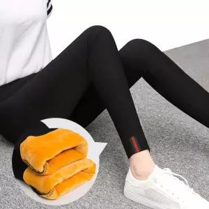 여성 겨울 기모 레깅스 밍크 안감 압박 타이즈 밴딩 팬츠 NSc9+9AIV