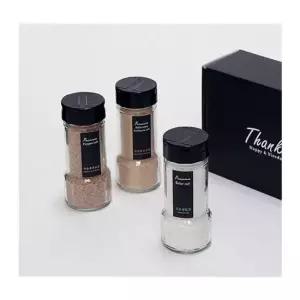 답례품 고운 소금선물세트 3P) 소금선물 소금선물세트 선물세트