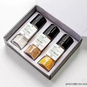 답례품 고급 소금선물세트 3P) 소금선물 소금선물세트 선물세트