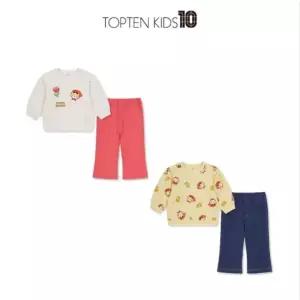 탑텐 키즈 유아 버비 더블니트 레깅스 셋업 MKF1IP2302-IC 453896