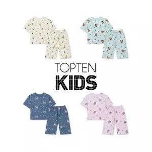 탑텐 키즈 MKG5UI3901 공용 소프트모달 7부 셋업 453909