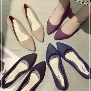 구두 여성 젤리슈즈 학교 관공서 플랫 아쿠아 여름신발 오피스룩 4WAB8A7E1