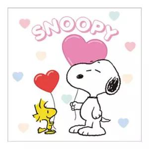 피너츠 HAPPINESS시리즈 하트풍선 보석십자수 캔버스 25x25cm