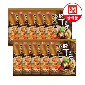한성기업 우동 1인분 X 10개 가쓰오 짬뽕 튀김 해물 골라담기 균일가