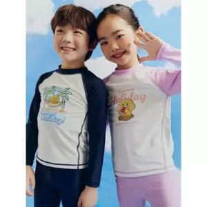 탑텐 키즈 MKF5IP3801 공용 카카오 래쉬가드 셋업 453985