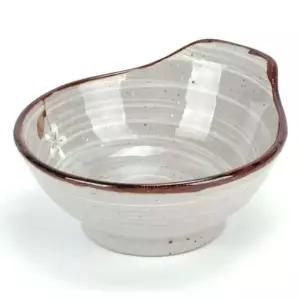 도자기그릇 손잡이 그릇 11cm 덴다시 요거트볼 앞접시 대접 탕그릇