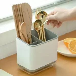 물빠짐 수저통 3칸 수저꽂이 칸칸이 수저함