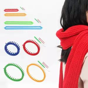 초보자 DIY 뜨개질용 도구 2종세트 목도리형25CM+35CM hyD9+9qsa