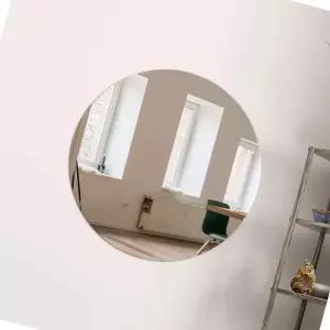 돈스텔 부착식거울 벽장식 안전 아크릴거울 50cm 원형 인테리어소품 벽에붙이는