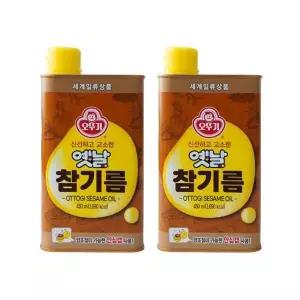 [셀러허브]오뚜기 옛날 참기름(캔) 450ml x2개 (S48034474)