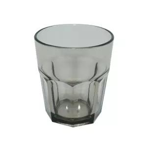 PC 팔각컵 차콜 270mL 안깨지는 플라스틱 식당컵