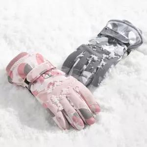 런웨이브 여성용 FREE사이즈 스포츠 방수 스키장갑 nhp5+2vBo