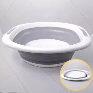 접어서 보관하는 접이식 대야 대형 세수대야 세숫대아 욕실대아