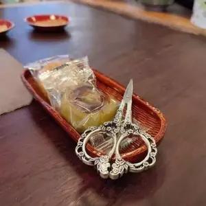 빈티지 프랑땅 엔틱 수공예 가위 재단 공예 쪽가위 자 원예 바느질