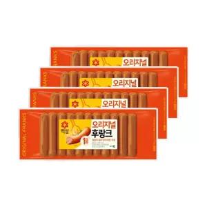 백설 오리지널 후랑크 460g x4개