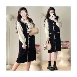 치마 원피스 니트 페이크 여성 러블리 임산부 슬림핏 다올4