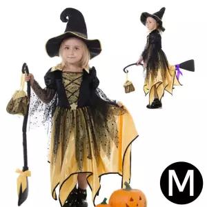 4종세트 마녀 할로윈 코스튬 한중 엘프 M 골드 코스튬 할로윈 파티의상