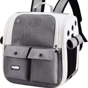 고양이와 반려견을 위한 반려동물 캐리어 백팩 항공사 승인 여행 하이킹 및 수의사 운송을 통풍 설계