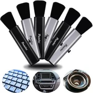 6피스 휴대용 노트북 청소 브러시 전자 스와이프 컴퓨터 키보드 휴대폰 카메라 디지털 제품 자동차 내부