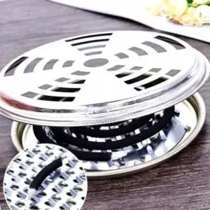 덮개받침대 불씨유지 케이스 안전 뚜껑 모기향홀더 1p 캠핑용모기약