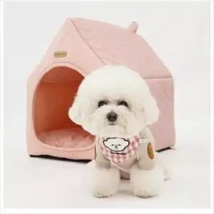 [반려] 크림하우스 핑크 레드퍼피