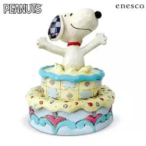 피규어 E6005944 14cm 생일 케이크 스누피 축하